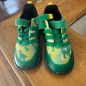 Adidas Green and Yellow Sneakers with Velcro Straps